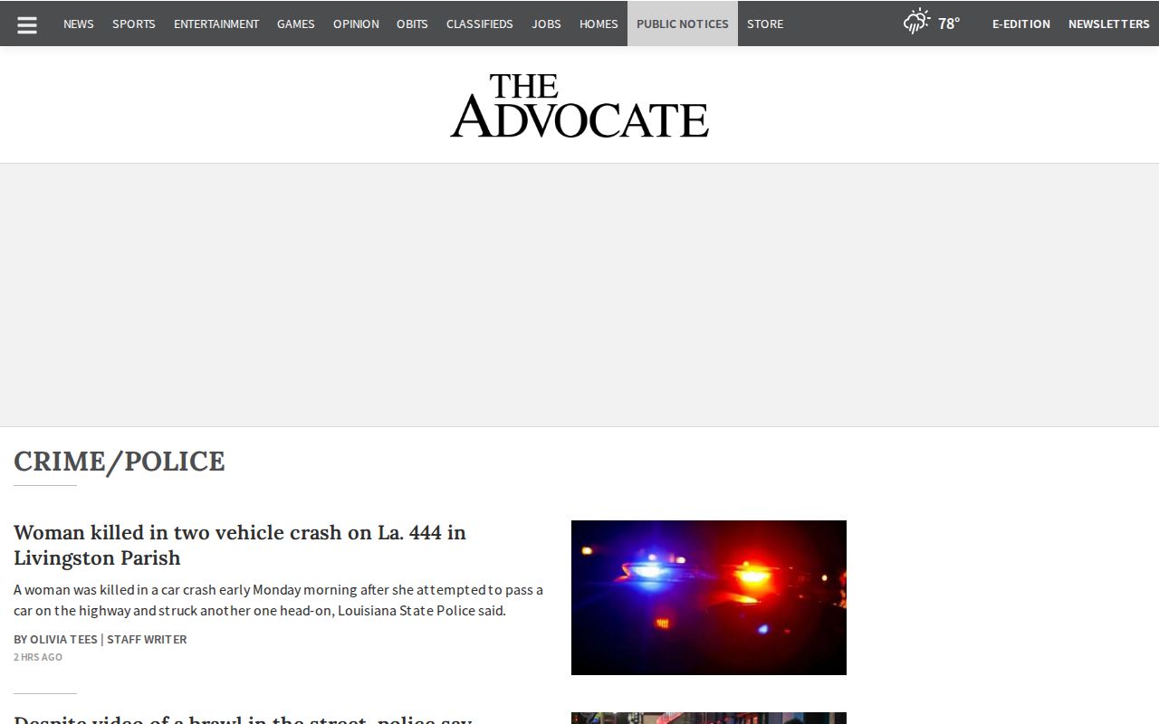 East Baton Rouge Parish crime news and police coverage in The Advocate